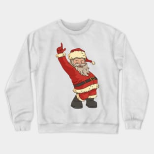 Christmas characters dancing t-shirt design Sticker Crewneck Sweatshirt